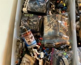 Box lot of Bionicles 
