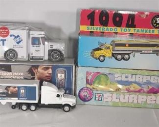 4 Tractor Trailer Toys