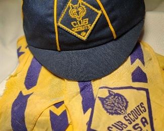 Cub Scout Hat and Scarf