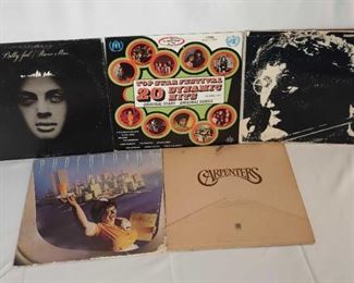 Music of the 70s 5 Vinyl Albums