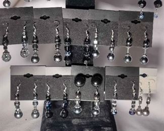 Shiny Metal HandMade Dangle Earrings