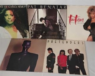 Women in Music Vinyl of 70s 80s
