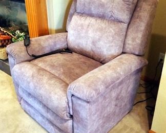 La-Z-Boy Luxury Lift Recliner, With Massage, 44" x 42" x 36"