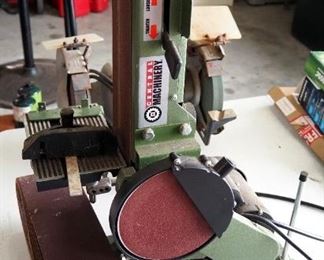 Central Machinery Electric Belt And Disc Sander, Belt Is 4" x 36", Disc Is 6"