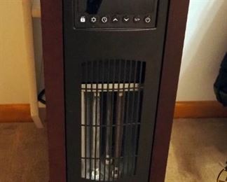 Intertech Electric Infrared Space Heater With Remote, And Table Top Fans, Qty 2