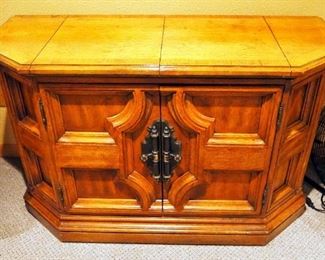 Dry Bar Cabinet, With Single Drawer And Flip Top, 30" x 48" x 19"