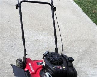 Hyper Tough Gas Powered Push Mower With 20" Cut, Briggs And Stratton Motor, Side Discharge