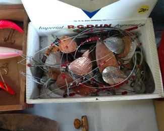 antique copper & silver flashers 