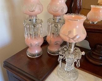 antique dresser lamps
