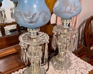 antique dresser lamps