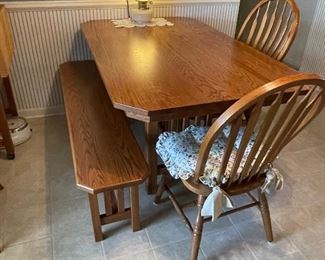 Oak kitchen table