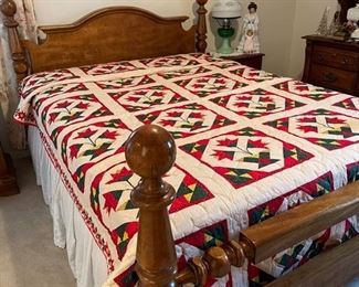 queen size tulip quilt