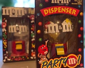 M&M candy dispensers