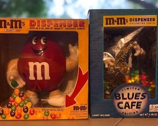 M&M candy dispensers