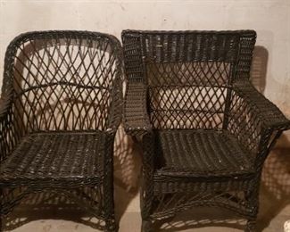 Black Wicker Chairs