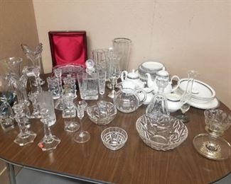 Waterford, Tiffany, Baccarat