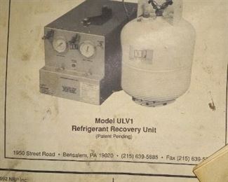 Hvac  Coolant Recovery System