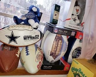 Dallas Cowboys and Rangers Collectables