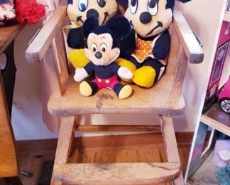 mickey minnie mouse high chair