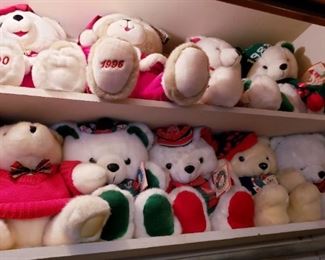 stuffed christmas bear