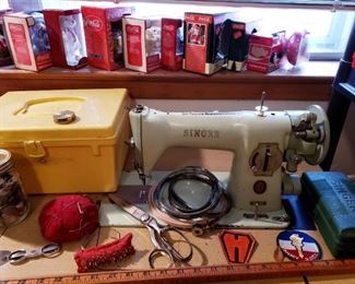 Singer Sewing  Machine coca cola