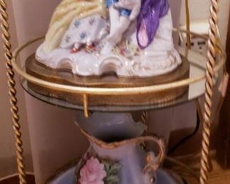 water pitcher and basin