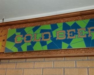 Lighted Jax Beer Sign/Clock