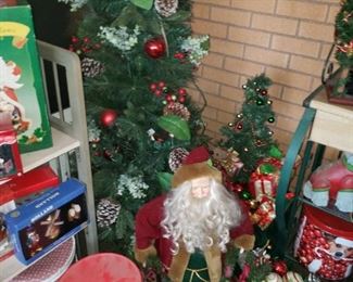 christmas tree santa