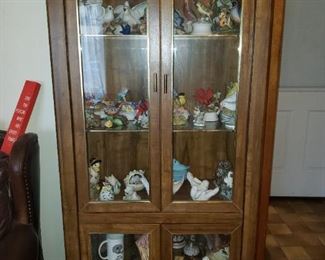 Numerous Curios/ Display Cabinets