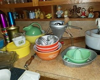 MCM  Fire King , Corning, Pyrex