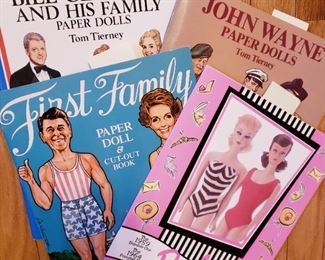 paper dolls clinton reagan john wayne barbie