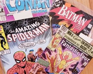 comic conan batman spiderman fantastic four