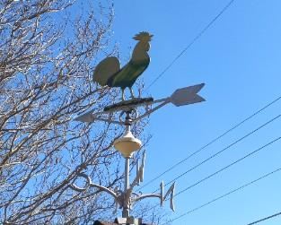 Vintage Cast Metal Weather Vain
