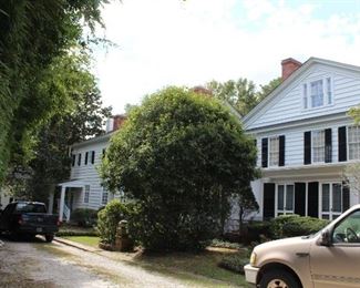 Side view of "The Hedges"
