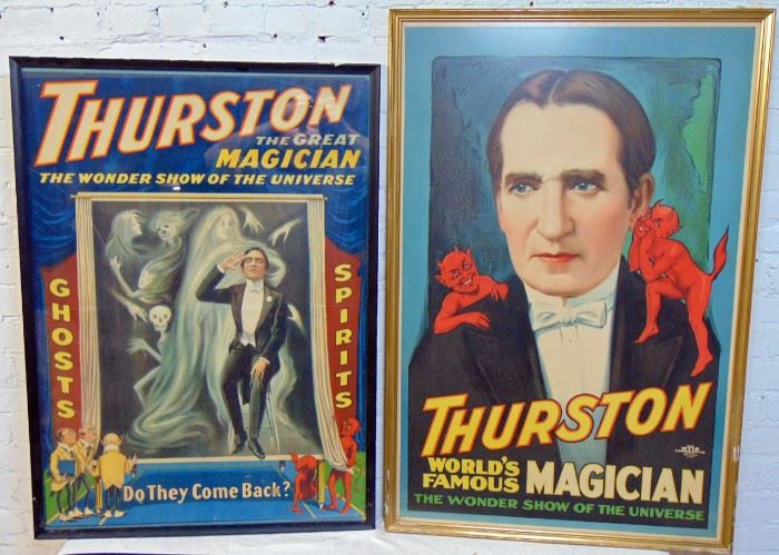 Great selection of vintage Magician posters