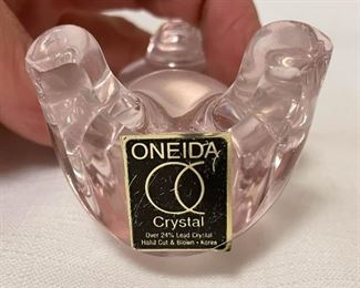 Oneida Crystal Teddy Bear Figurine (Photo 2 of 2)