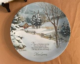 Merry Christmas Collector's Plate