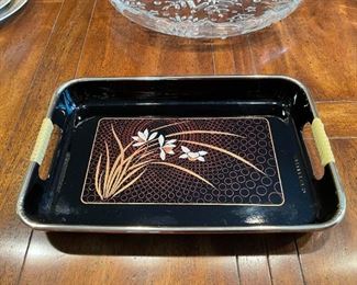 Asian Lacquered Serving Tray