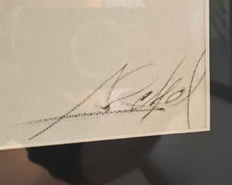 Framed Abstract Artwork, Signed (Photo 1 of 2)