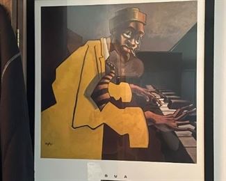 Framed Jazz Poster