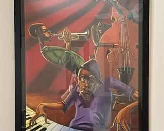Framed Jazz Poster