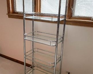 Chrome Shelving Unit