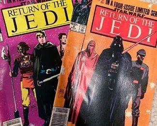 Vintage Comic Books (Return of the Jedi)