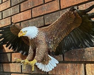 Eagle Wall Sculpture, Resin (Photo 1 of 2)