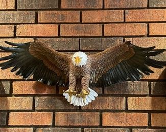 Eagle Wall Sculpture, Resin (Photo 2 of 2)