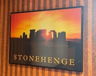 Framed Stonehenge Poster