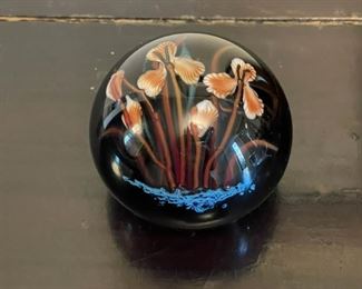 Art Glass Paperweight, Signed (Photo 1 of 2)