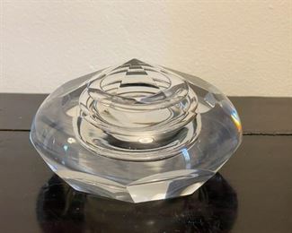Art Glass Prism Paperweight