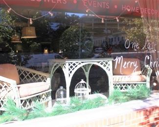 Meg and her team would like to wish you an early Merry Christmas.  This is the last of all their beautiful window displays.  