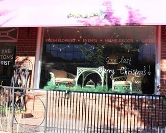 This Saturday, we are in downtown Clayton with a final phase of the going out of business sale of Meg's Garden Party.  